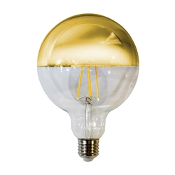 Żarówka Filamentowa LED G45, E27, 4W, barwa ciepła 2700K, 430lm, Half Gold