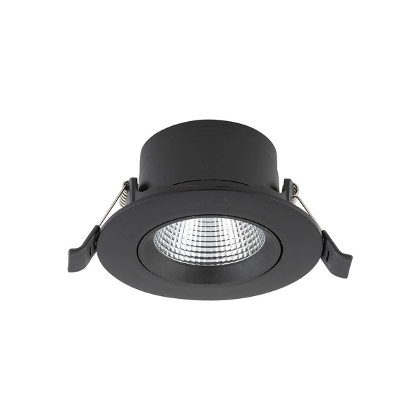 Lampa podtynkowa EGINA LED szer. 11cm 10W barwa neutralna 4000K | czarny 10554