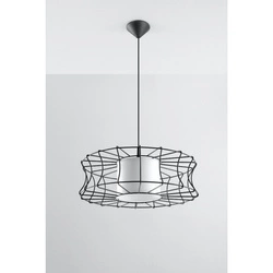 Industrialna lampa wisząca SALERNO SL.0300 Czarna 1xE27