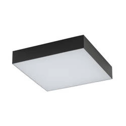 Plafon LID SQUARE LED 21cm 35W barwa ciepła 3000K | czarny 10426