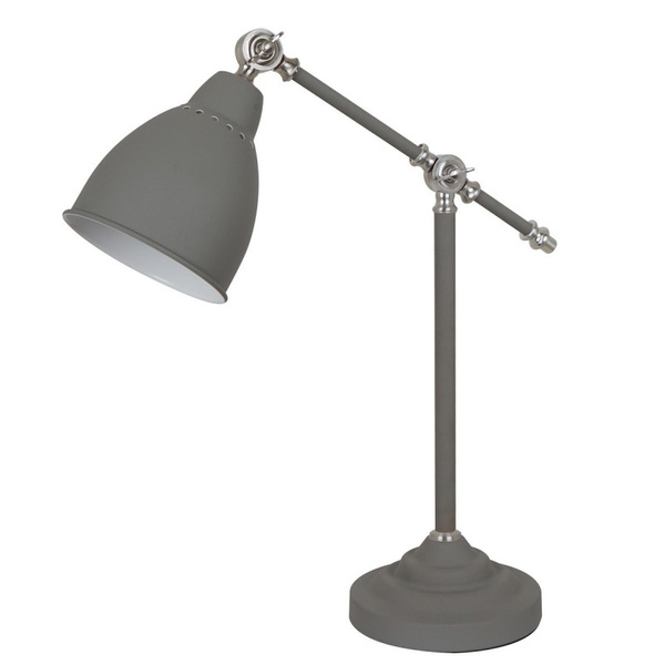 Lampa biurkowa Sonny 55cm E27 | szary