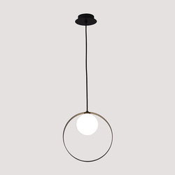 Lampa wisząca TULA LEDEA, 50101072, czarny/biały, 1x28W G9