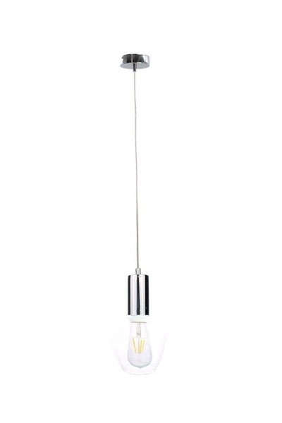 Lampa wisząca 1xE27 VERRE SILVER