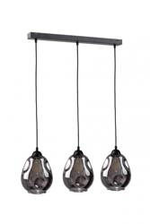 Lampa wisząca 3xE27 LOKI BLACK