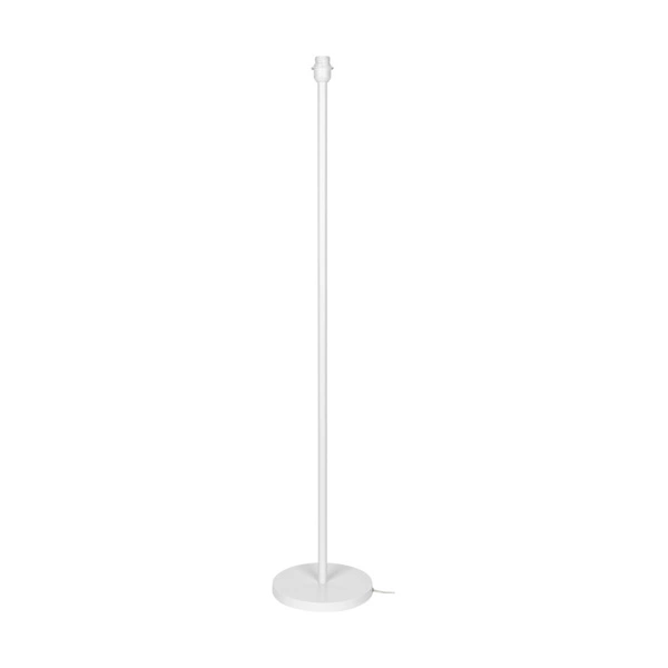 Podstawa lampy podłogowej 1xE27 maks. 60W biały kabel metalowy/przezroczysty PVC 1240102B