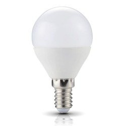 Żarówka LED E14 6W neutralna 4000K kulka G45