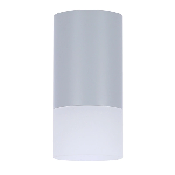 Lampa sufitowa TUBA 2273686, mrożony + szary, 1x15W GU10