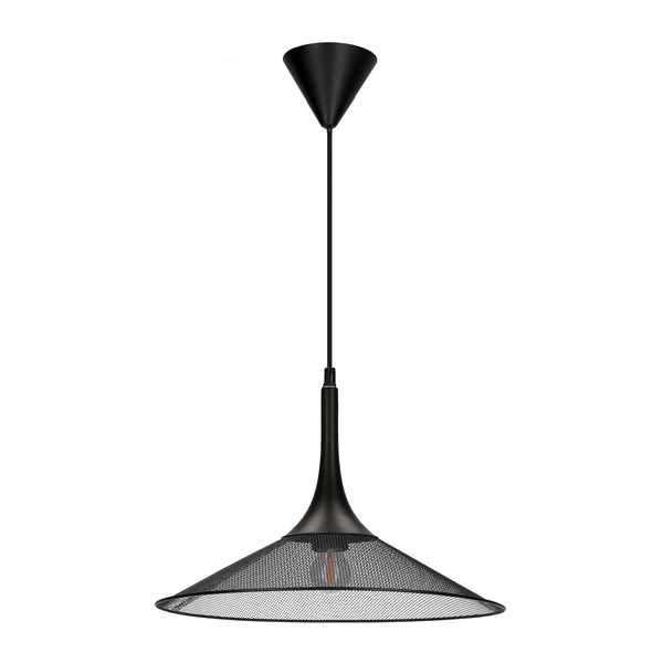 Lampa wisząca KIRUNA M LEDEA, 50101204, czarna, 1x40W E27