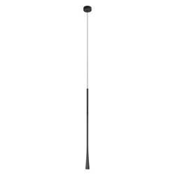 Lampa wisząca nowoczesna sopel ARTA 7W ciepła 3000K czarny śr. 3,2cm