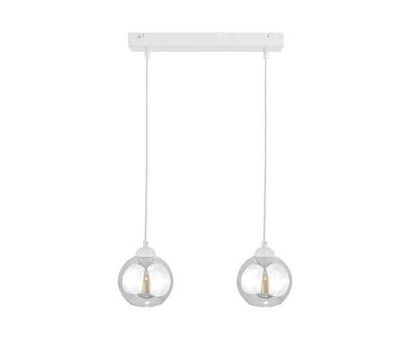 Lampa wisząca 2xE27 MIRAGE WHITE