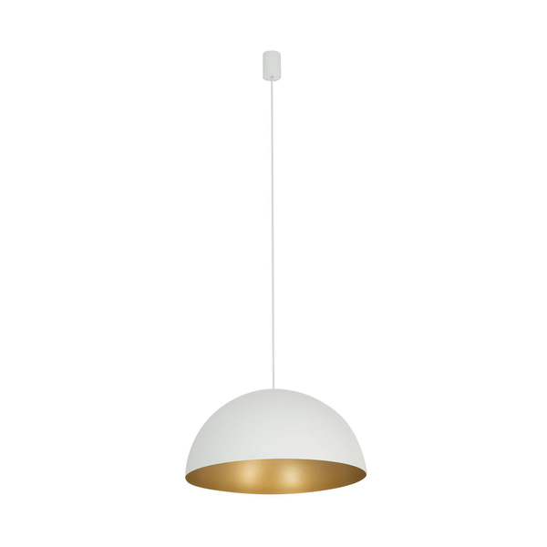 Lampa wisząca HEMISPHERE SUPER L WHITE-GOLD śr. 50cm 4xGX53 | biały/złoty