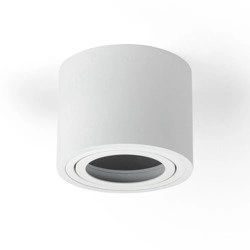 Oprawa sufitowa spot tuba natynkowa CROSTI SASARI RO 95 L biały śr. 16cm