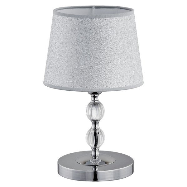 Lampa stołowa EMMANUELLE chrom śr. 20cm