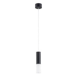 Minimalistyczna lampa tuba wisząca ELIOT E14 wys. 86cm | czarny