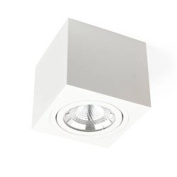 Oprawa sufitowa spot kostka SASARI SQ 10W neutralna 4000K biały szer. 12,2cm