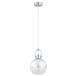 Lampa wisząca ALFA DEROL CHROM 1xE27 20cm | 61427