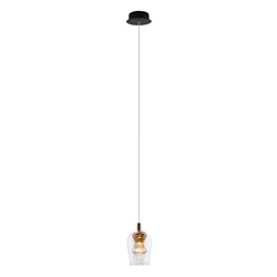 Lampa Wisząca Tasa 1xLED czarna PL0143-1