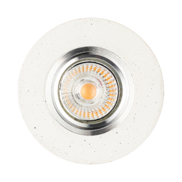 Vitar Round Lampa Sufitowa Incl.1xLED GU10 6W Biały/Chrom