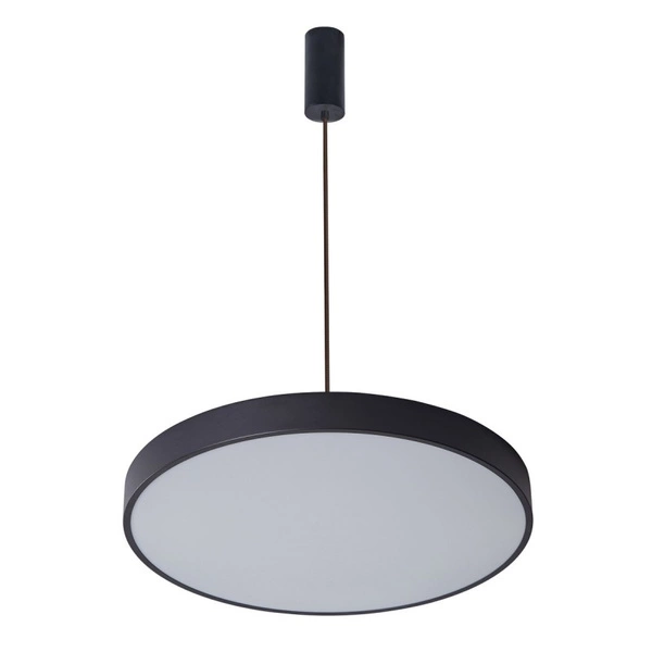 ,Lampa wisząca okrąg Italux ORBITAL czarny,, 60W LED,, barwa ciepła 3000K,, średnica 60cm,