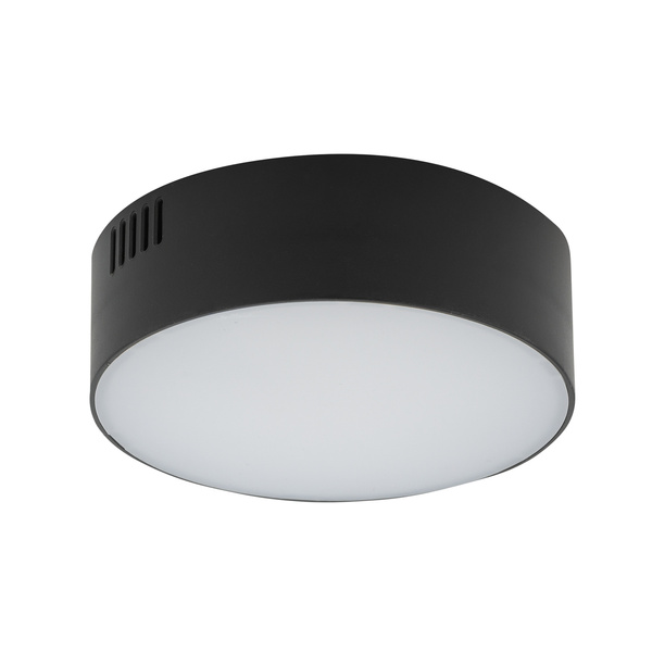 Plafon LID ROUND LED 11cm 15W barwa neutralna 4000K | czarna 10415