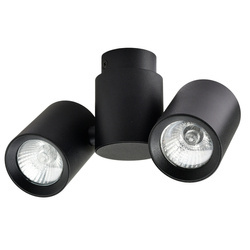 Lampa sufitowa BOSTON 2, czarna, 2x50W GU10