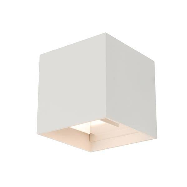 Lampa ogrodowa LED RIKO 2x4W BIAŁA barwa CIEPŁOBIAŁA