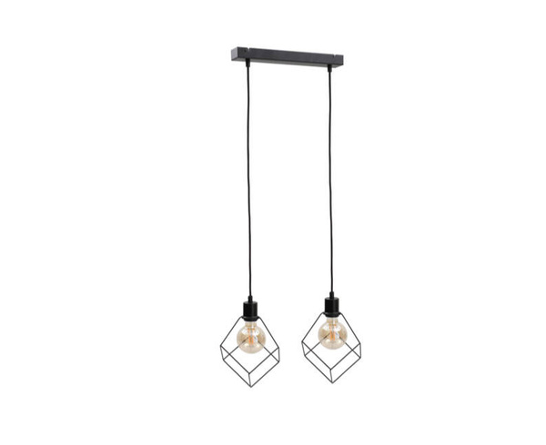 Lampa wisząca 2xE27 RUBEN BLACK