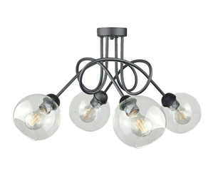 Lampa sufitowa 4xE27 EVIE BLACK