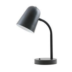 Lampa biurkowa Prato 36cm E27 | czarny