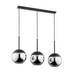 Lampa wisząca ALFA VOLDA CZARNA 3xE27 20cm | 62158