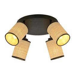 Lampa sufitowa Emibig YOGA 4 PREMIUM Czarny 1151/4PREM