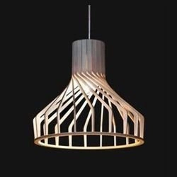 Lampa wisząca sklejka BIO 38cm E27 9847