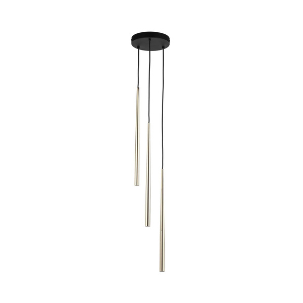 PIANO BLACK GOLD LAMPA WISZACA 3