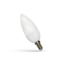 LED ŚWIECOWA E-14 230V 6W WW SPECTRUM