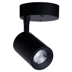 Lampa reflektor IRIS LED BLACK 7W  czarny CIEPŁY