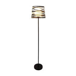 Lampa podłogowa AKITA LEDEA, 50601060, czarny/biały, 1x40W E27