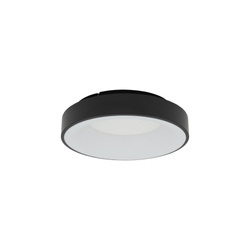 Plafon NIKKI ROUND LED śr. 38cm 32W barwa neutralna 4000K | czarny