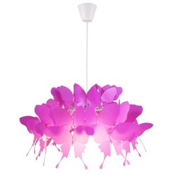 Lampa FARFALLA różowa 50cm