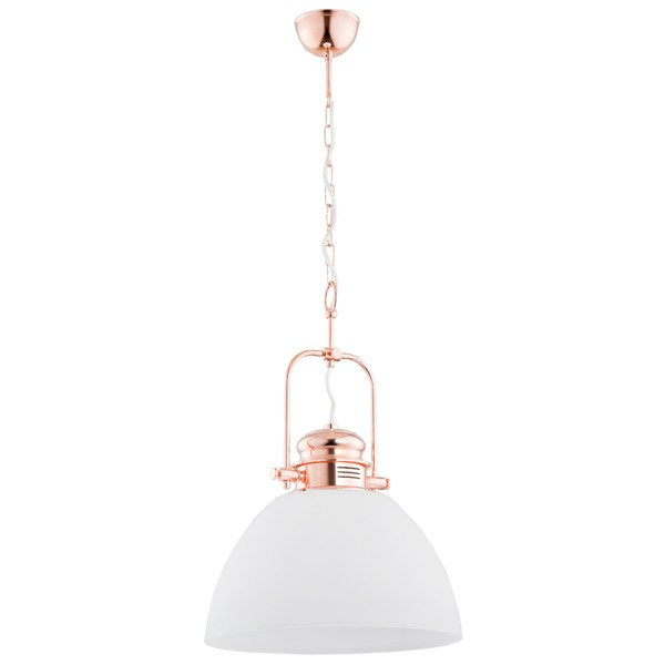 Lampa wisząca nad stół Inez Copper śr. 39cm