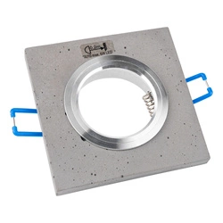 Kwadratowy Downlight Vitar 1xLED GU10 Max.6W Szary Beton 2015136