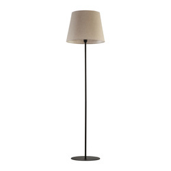 Stylowa lampa stojąca CHICAGO E27 60W wys. 150cm | beżowy