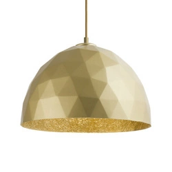 Lampa wisząca do salonu DIAMENT śr. 35cm E27 60W | złoty