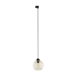 Lampa wisząca do szyny 3F TRACER CUBUS BURSZTYN 1XE27 dług.164cm szer.18cm | Bursztyn 10618