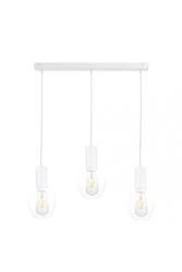 Lampa wisząca 3xE27 VERRE WHITE