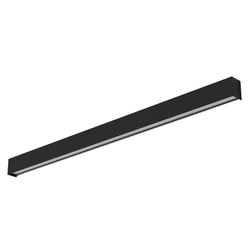 Kinkiet STRAIGHT WALL LED BLACK L 122cm T8 22W ciepła 3000K | czarny 7595