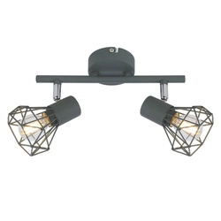 Lampa sufitowa VERVE listwa 92-60976 matowy szary 2xE14