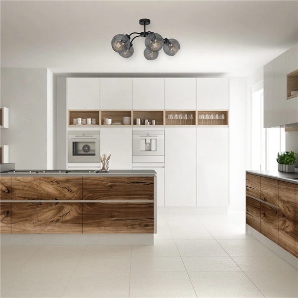 Nowoczesna lampa sufitowa SOFIA SMOKED 5xE27