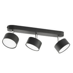 Lampa sufitowa listwa CLARK BLACK 3x GX53 szer. 40cm | czarny