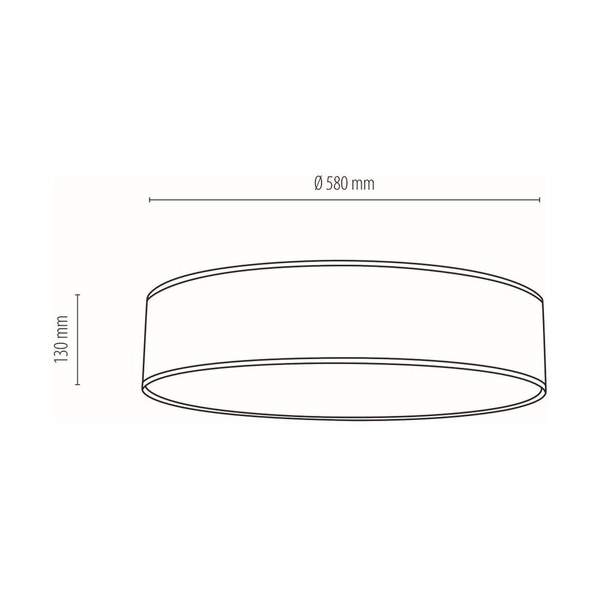 Jute Lampa Sufitowa 4xE27 Max.25W Biały/Beżowy 47925802