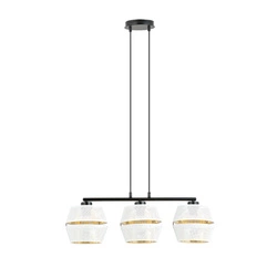 Lampa wisząca Emibig MALIA 3 Biały/GOLD 1184/3